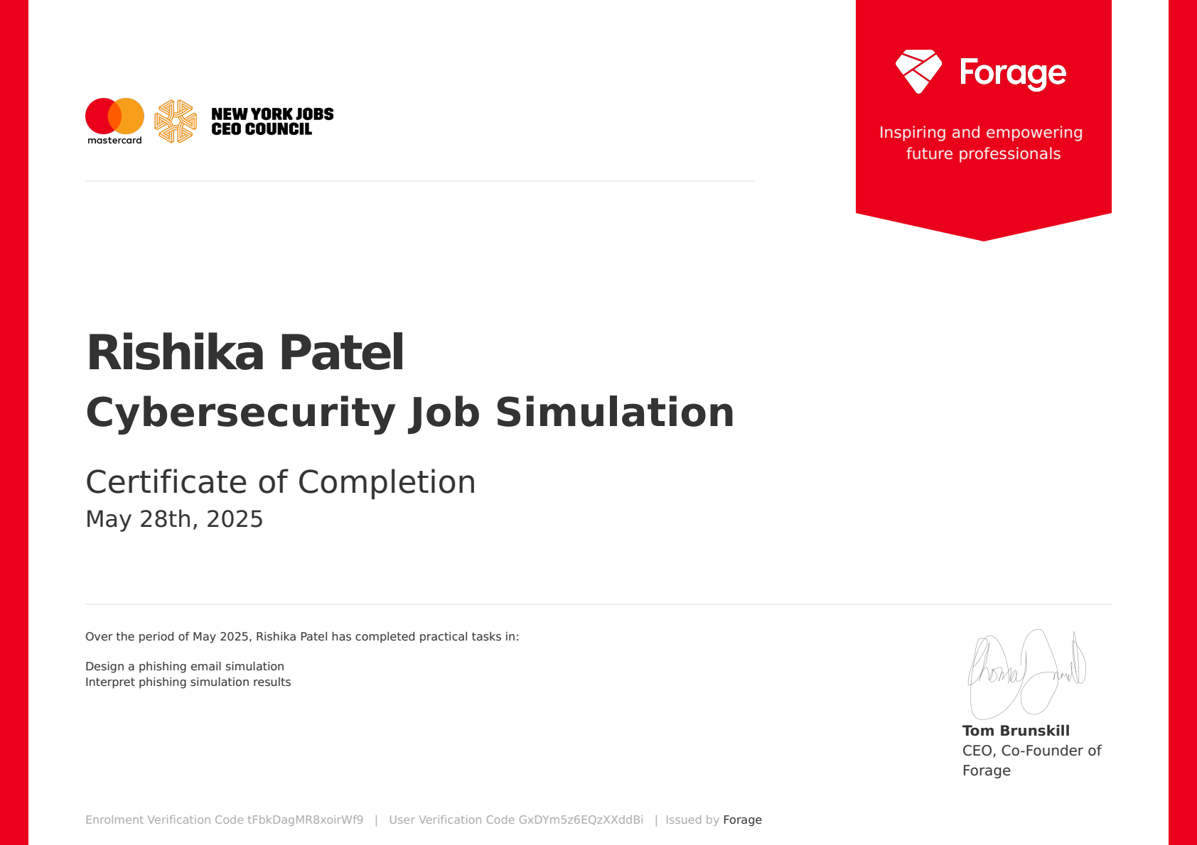 Cybersecurity Job Simulation
